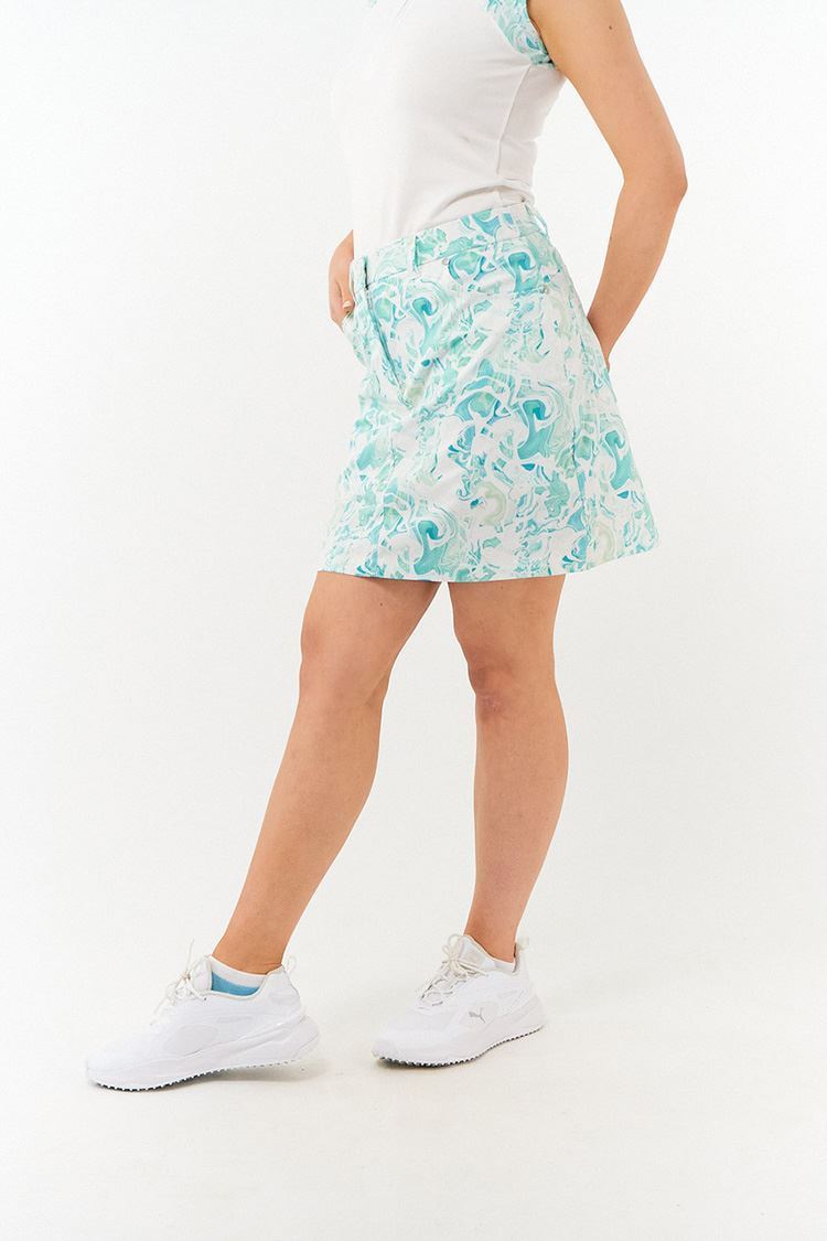 Picture of Pure Golf Ladies Clarity Golf Skort - Aquamarine Lake - UK18 Only