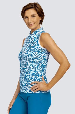 Show details for Tail Ladies Shasta Sleeveless Golf Top - Grecian Blooms