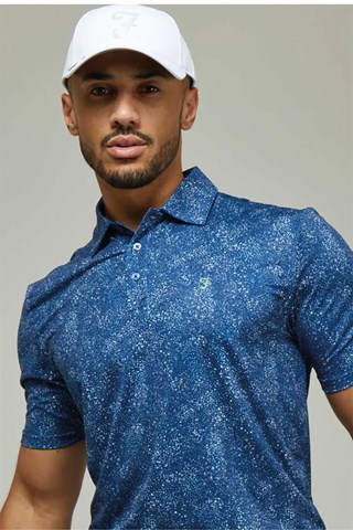 Picture of Farah Golf zns Men's Starkey Polo Shirt - Regatta Blue