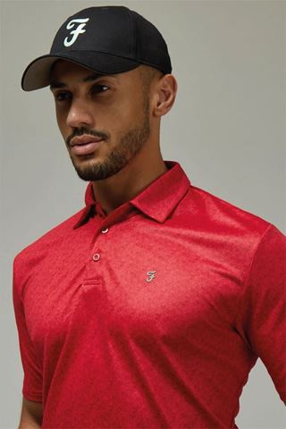 Picture of Farah Golf Men's Fritch Polo Shirt - Jester Red