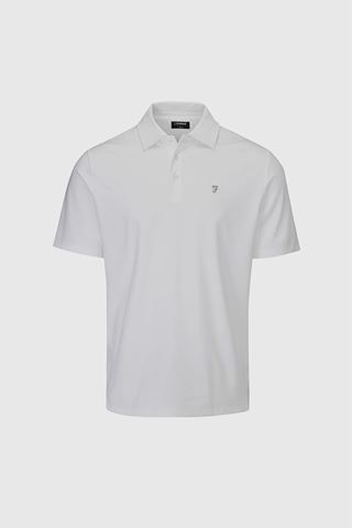 Picture of Farah Golf Men's Keller Polo Shirt - White