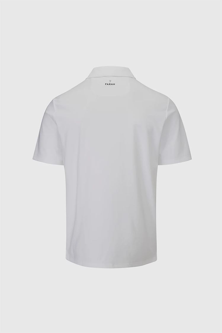 Picture of Farah Golf Men's Keller Polo Shirt - White