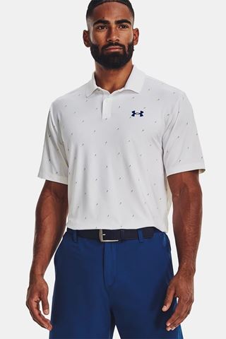 Picture of Under Armour Men's Performance 3.0 Deuce Golf Polo Shirt - White 100