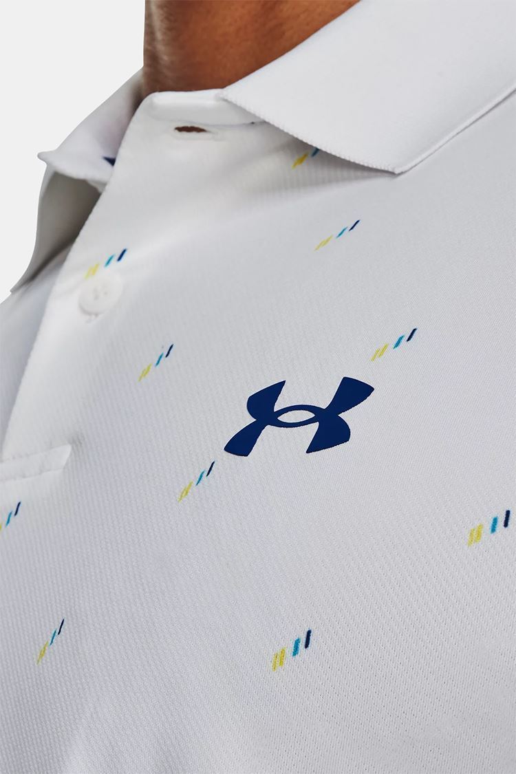 Picture of Under Armour Men's Performance 3.0 Deuce Golf Polo Shirt - White 100