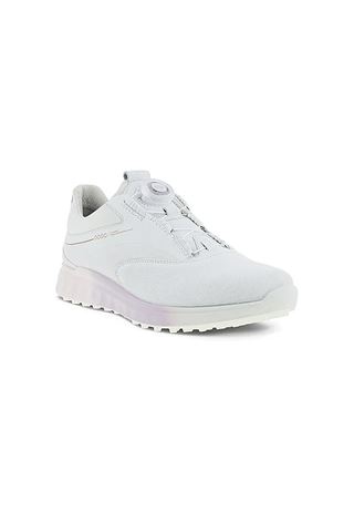 Picture of Ecco Women's Golf S-Three Golf Shoes - Boa - White / Delicacy / White