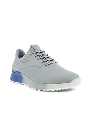 Show details for Ecco Golf Men's S-Three Golf Shoes - Concrete / Retro Blue / Concrete