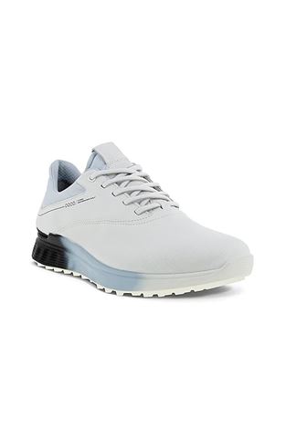 Show details for Ecco Golf Men's S-Three Golf Shoes - White / Black / Air