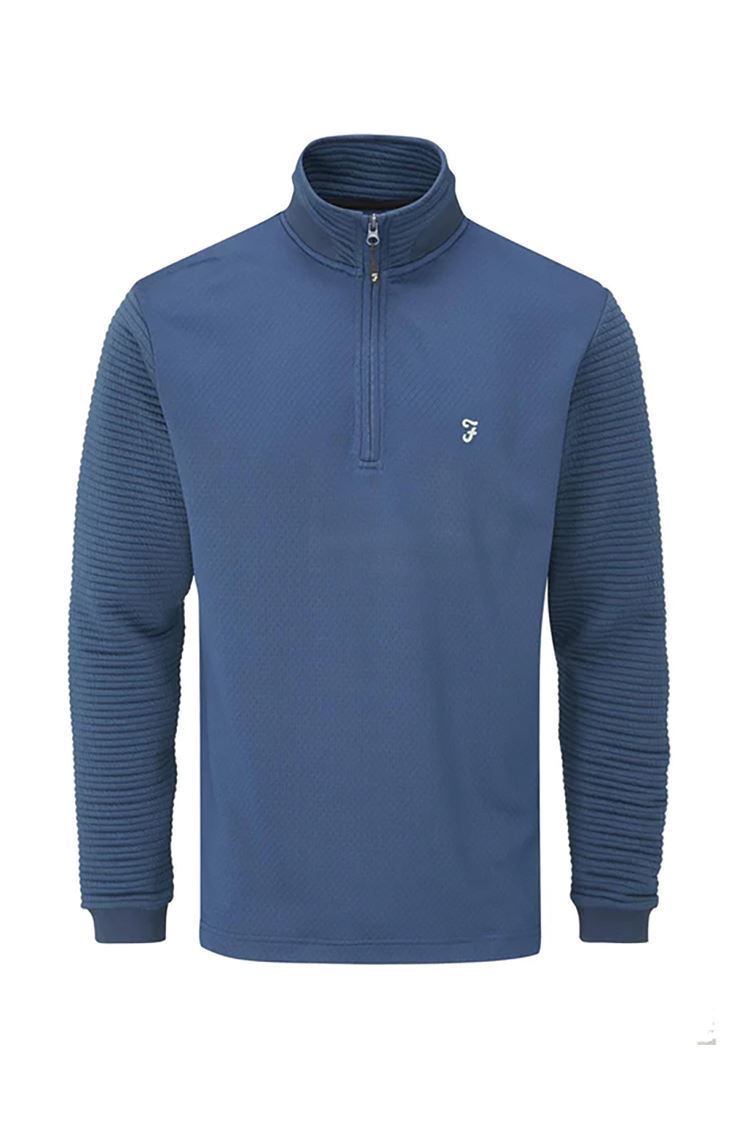 Picture of Farah Golf Men's  Warren Sweater - Farah Teal