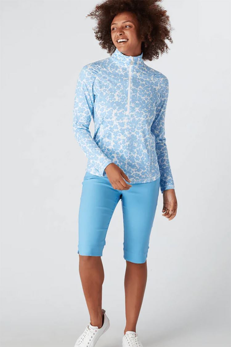 Picture of Swing out Sister zns Ladies Celeste 1/4 Zip Top - Full Bloom