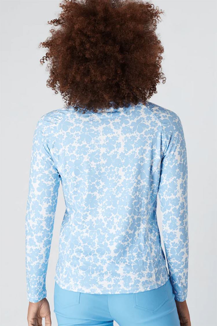 Picture of Swing out Sister zns Ladies Celeste 1/4 Zip Top - Full Bloom