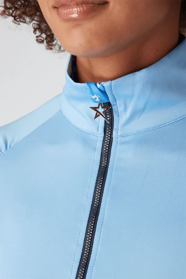 Picture of Swing out Sister zns  Ladies Celeste 1/4 Zip Top - Tranquil Blue