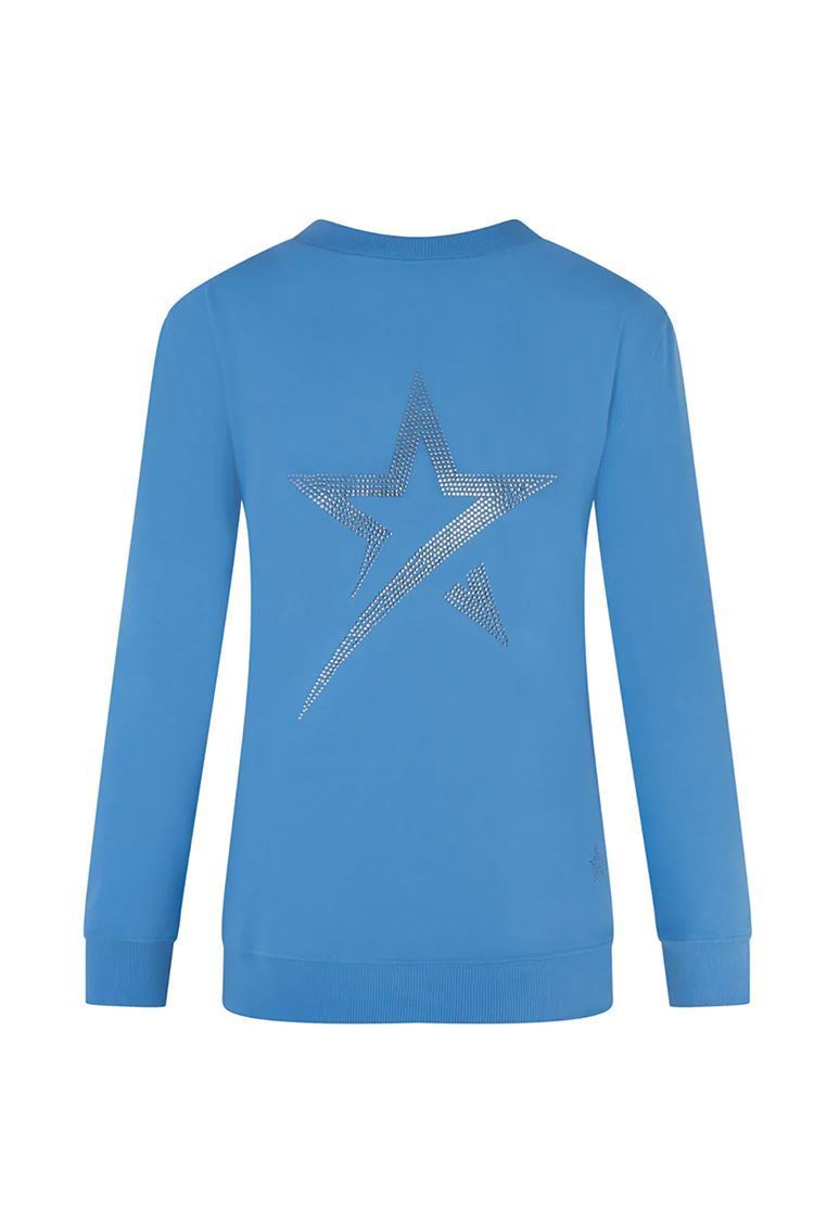 Picture of Swing out Sister Ladies Fern Sweater - Tranquil Blue