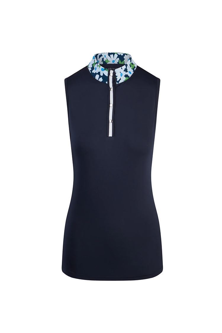 Swing out Sister Ladies Clarissa Sleeveless Polo Navy Blazer SOS 34310
