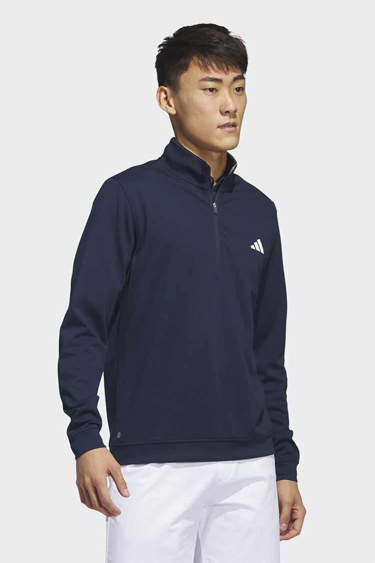 Picture of adidas Men's Elevated 1/4 Zip Midlayer - Collegiate Navy