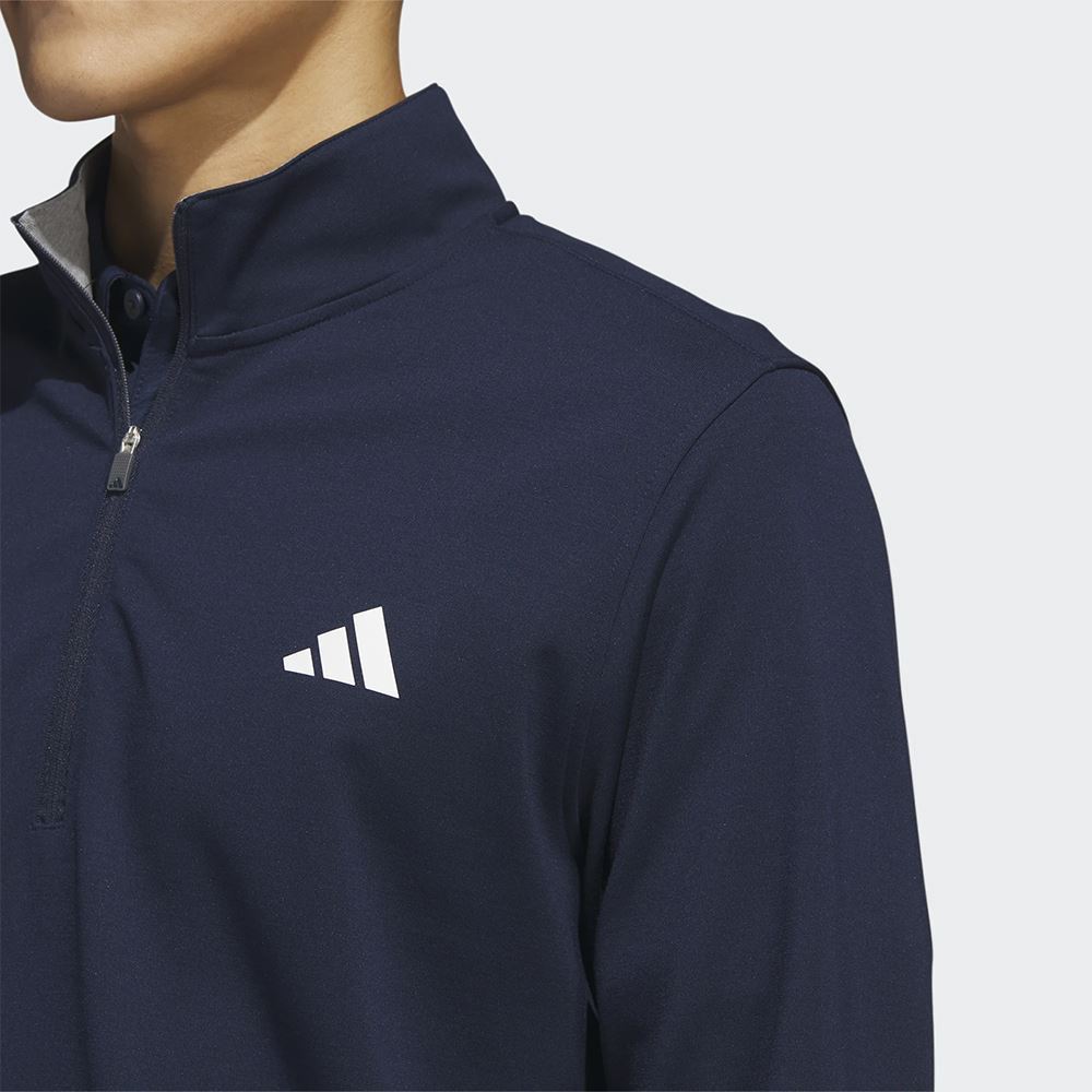 Picture of adidas Men's Elevated 1/4 Zip Midlayer - Collegiate Navy