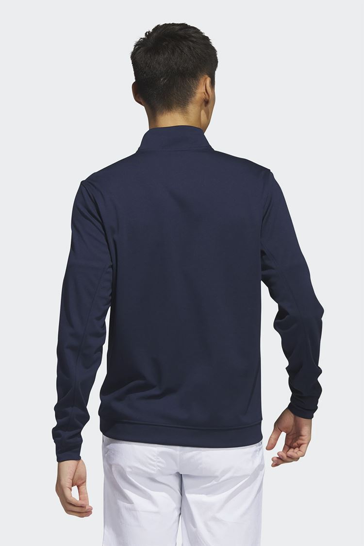 Picture of adidas Men's Elevated 1/4 Zip Midlayer - Collegiate Navy