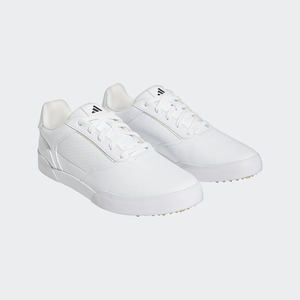Picture of adidas zns Men's Retrocross Spikeless Golf Shoes - Cloud White / Core Black / Chalk White