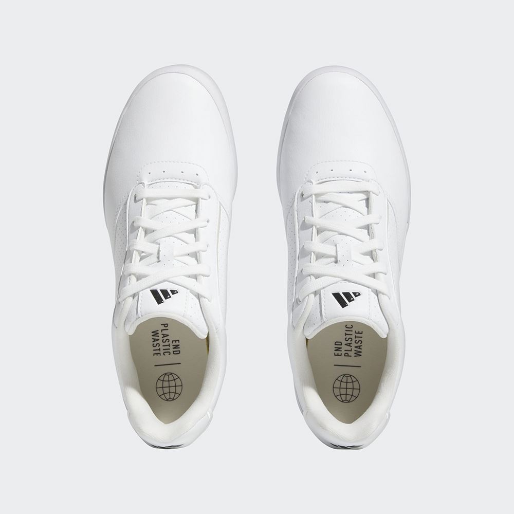 Picture of adidas zns Men's Retrocross Spikeless Golf Shoes - Cloud White / Core Black / Chalk White