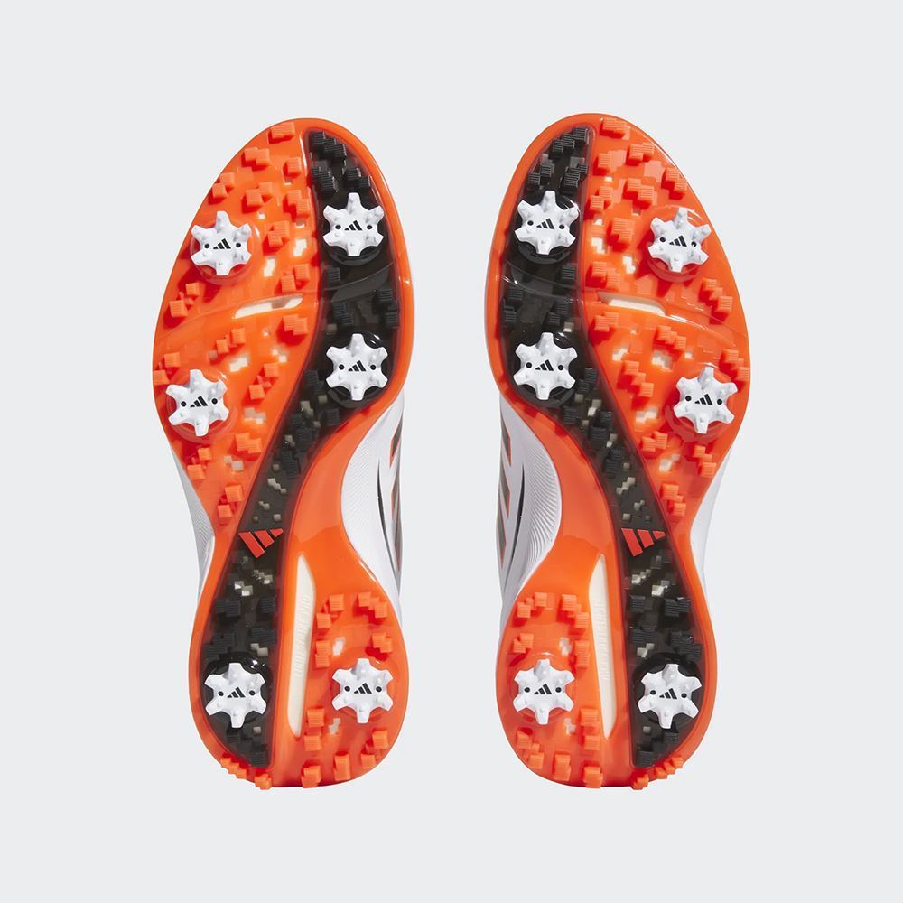 Picture of adidas Men's ZG23 Golf Shoes - Cloud White / Core Black / Semi Solar Red