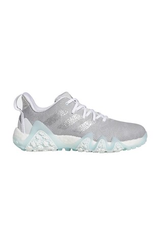 Picture of adidas zns Womens Codechaos 22 Spikeless Golf Shoes - Grey One / Silver Metallic / Almost Blue