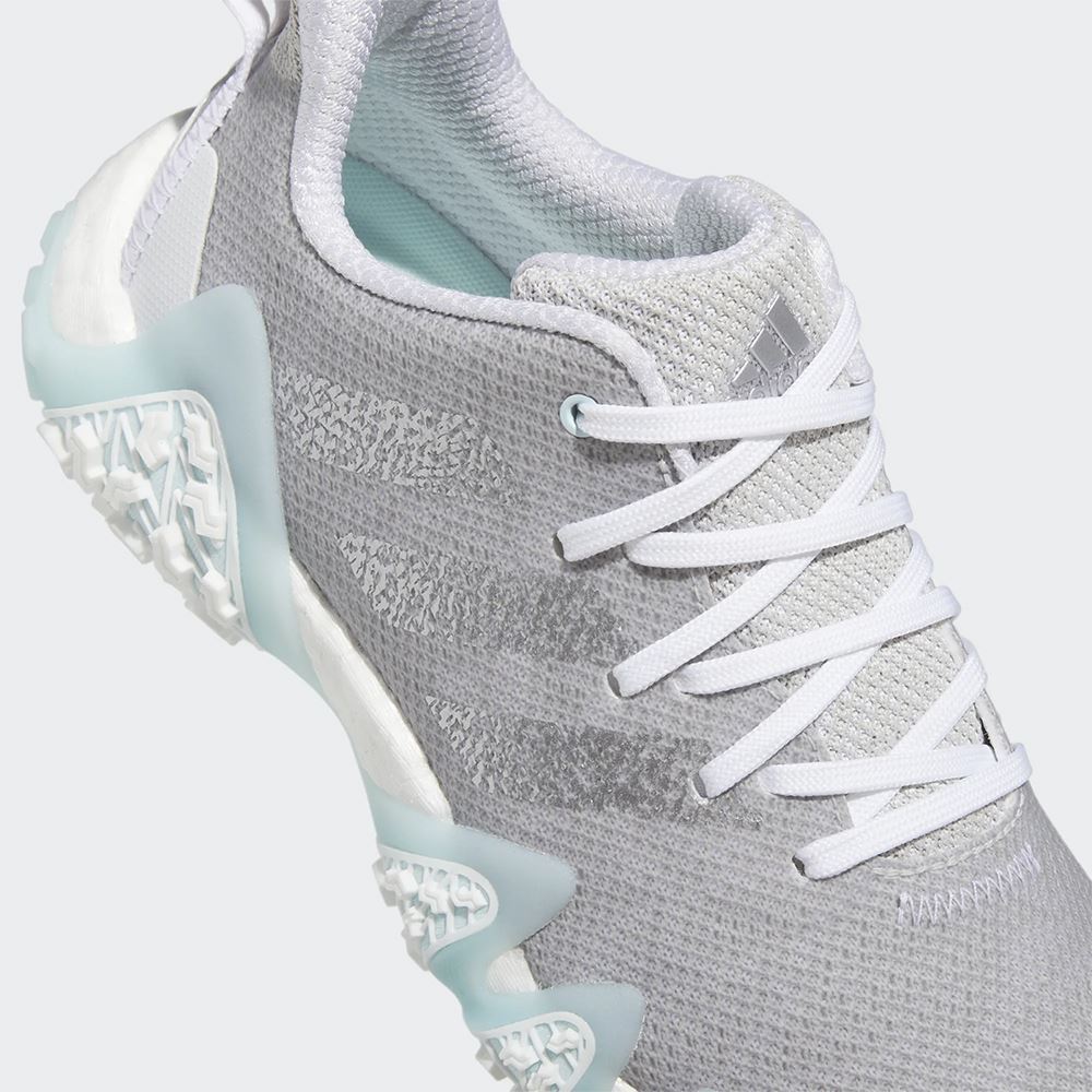 Picture of adidas zns Womens Codechaos 22 Spikeless Golf Shoes - Grey One / Silver Metallic / Almost Blue