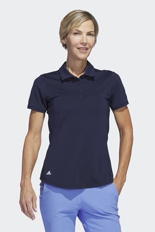 Show details for adidas Women's Ultimate Solid Short Sleeve Polo Shirt - Collegiate Navy