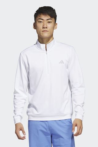 Picture of adidas Men's Elevated 1/4 Zip Midlayer - White