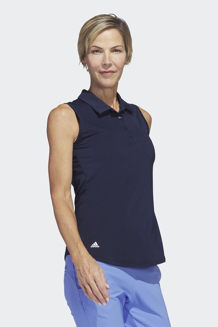 Picture of adidas zns Women's Ultimate Solid Sleeveless Polo shirt - Collegiate Navy