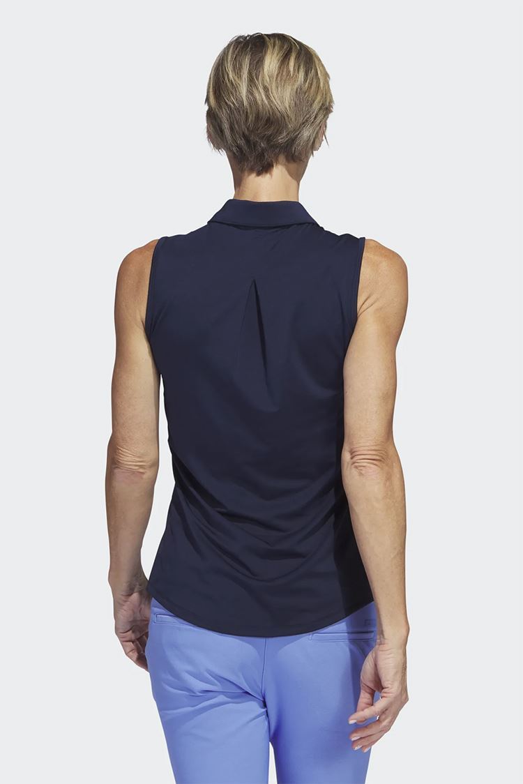 Picture of adidas zns Women's Ultimate Solid Sleeveless Polo shirt - Collegiate Navy