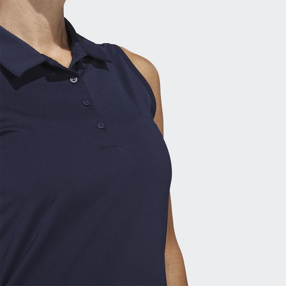 Picture of adidas zns Women's Ultimate Solid Sleeveless Polo shirt - Collegiate Navy