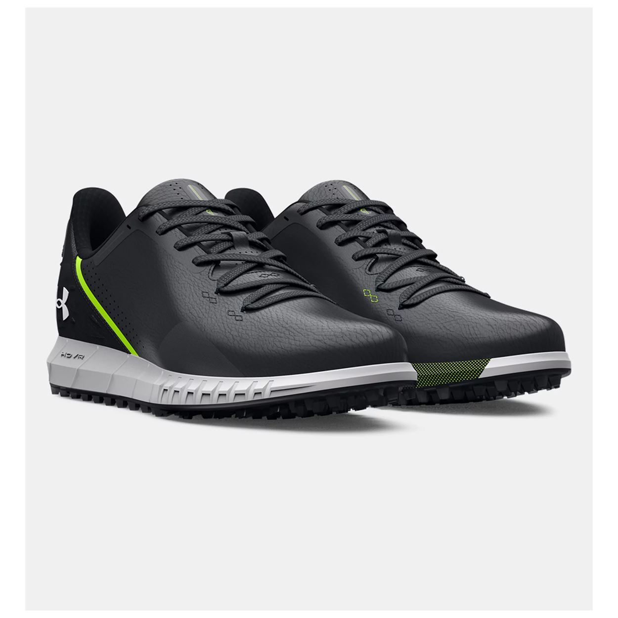 Picture of Under Armour zns Men's UA HOVR Drive Spikeless Wide Golf Shoes - Black / Halo Grey 002