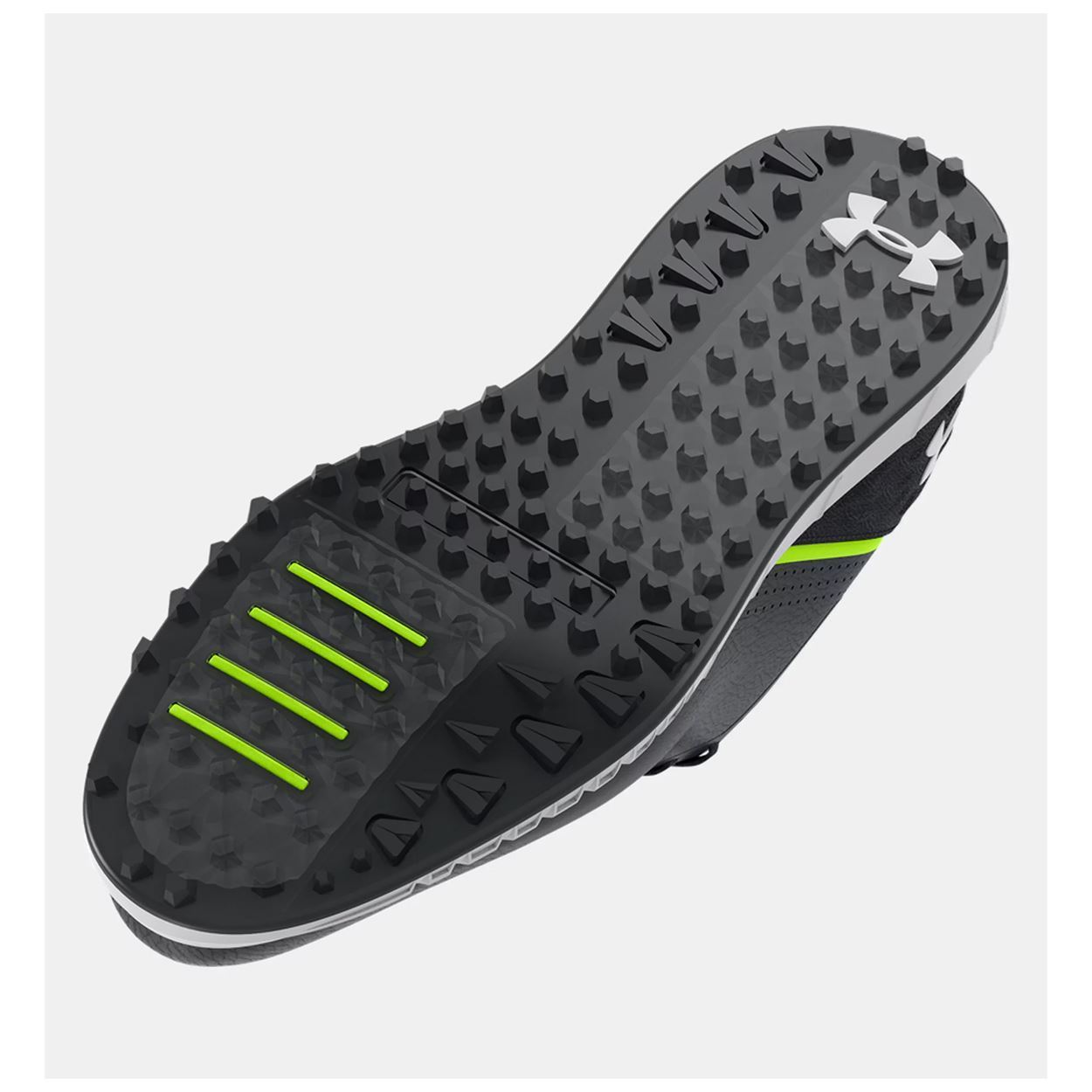Picture of Under Armour zns Men's UA HOVR Drive Spikeless Wide Golf Shoes - Black / Halo Grey 002