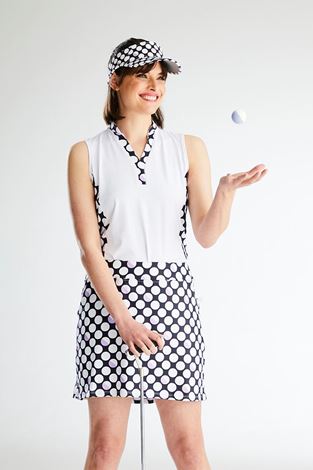 Show details for Ping Ladies Tamsin Golf Skort - Black Multi