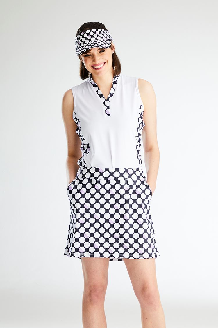 Picture of Ping zns Ladies Tamsin Golf Skort - Black Multi