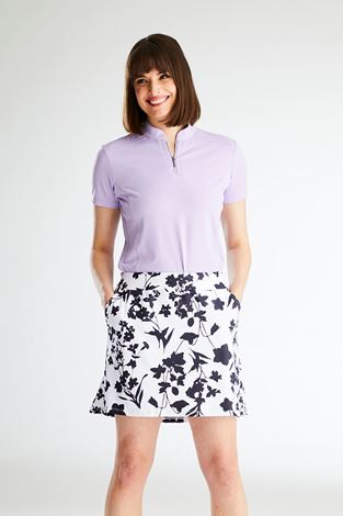 Show details for Ping Ladies Martina Short Sleeve Polo - Cool Lilac