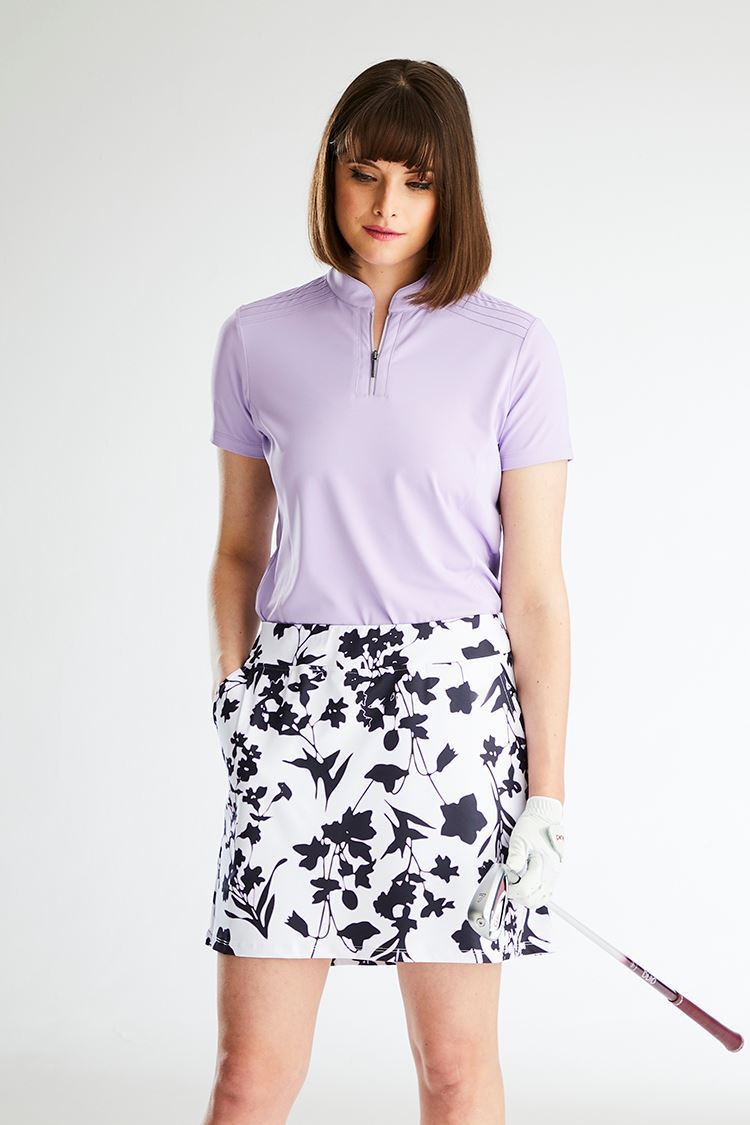 Picture of Ping Ladies Tamsin Golf Skort - White Multi