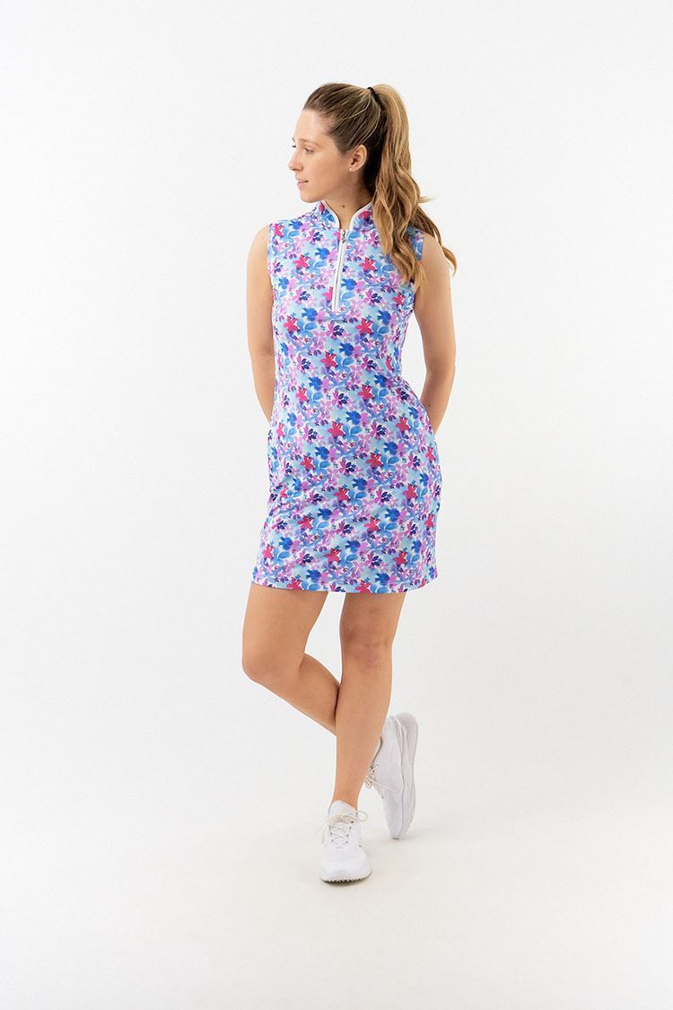 Picture of Pure Golf zns Ladies Miley Golf Dress - Watercolour Daydream - XS Only