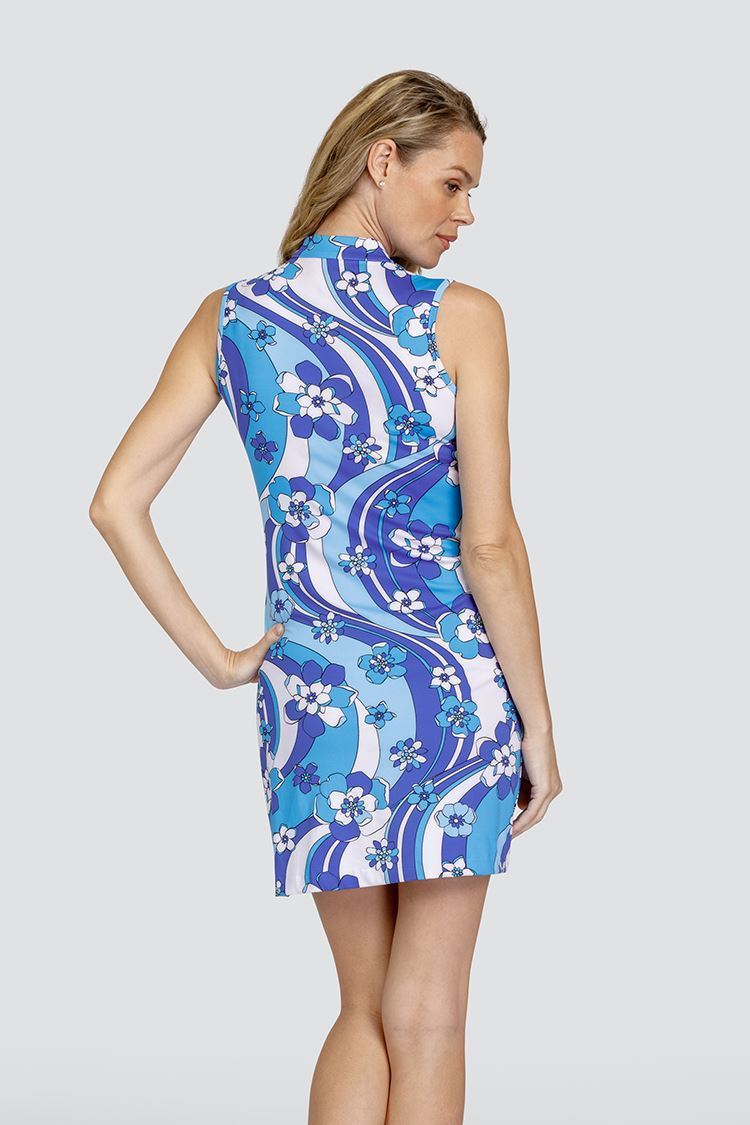 Picture of Tail Ladies Larimar Sleeveless Golf Dress - Daffodil Wave - XS Only