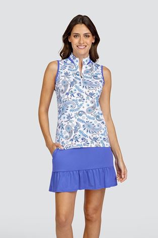 Show details for Tail Ladies Riri Sleeveless Golf Top - Paisley Paradise