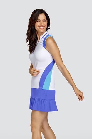 Show details for Tail Ladies Lafayette Sleeveless Golf Top - Mystic Blue