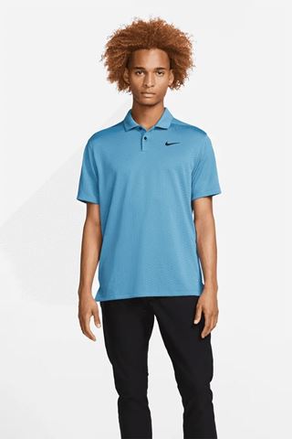 Picture of Nike Golf Men's Dri - Fit Vapor Texture Polo Shirt - Blue 469