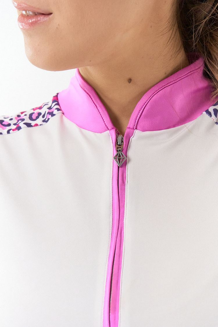 Picture of Pure Golf Ladies Chloe Sleeveless Top - Leo Pop