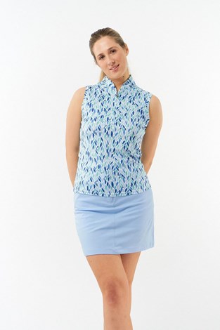 Show details for Pure Golf Ladies Rise Sleeveless Polo Shirt - Willow - XS Only