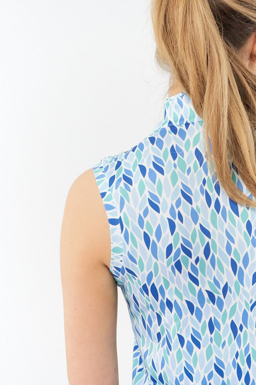 Picture of Pure Golf Ladies Rise Sleeveless Polo Shirt - Willow - XS Only