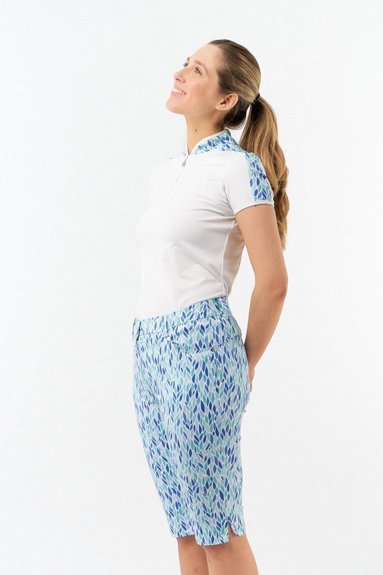 Picture of Pure Golf zns  Ladies Allana Cap Sleeve Polo - Willow