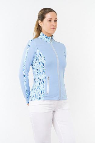 Show details for Pure Golf Ladies Breeze Midlayer Jacket - Willow