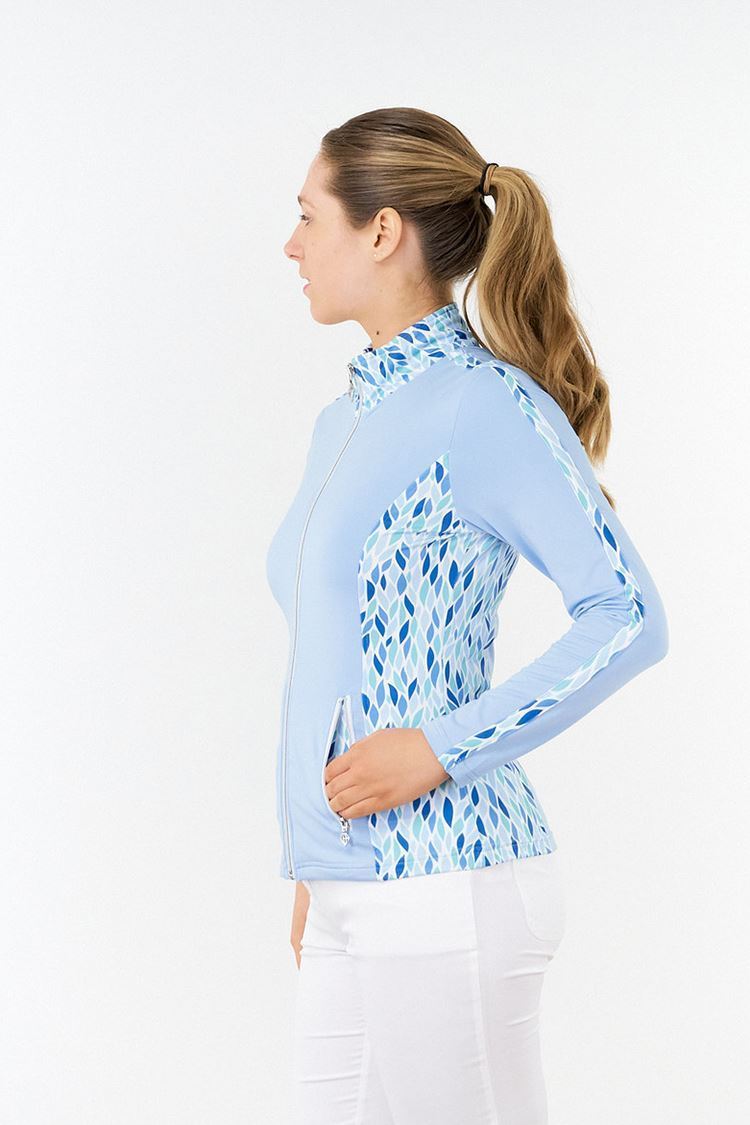 Picture of Pure Golf Ladies Breeze Midlayer Jacket - Willow