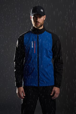 Picture of Ping zns Men's Sensordry Pro Waterproof Jacket - North Sea / Black