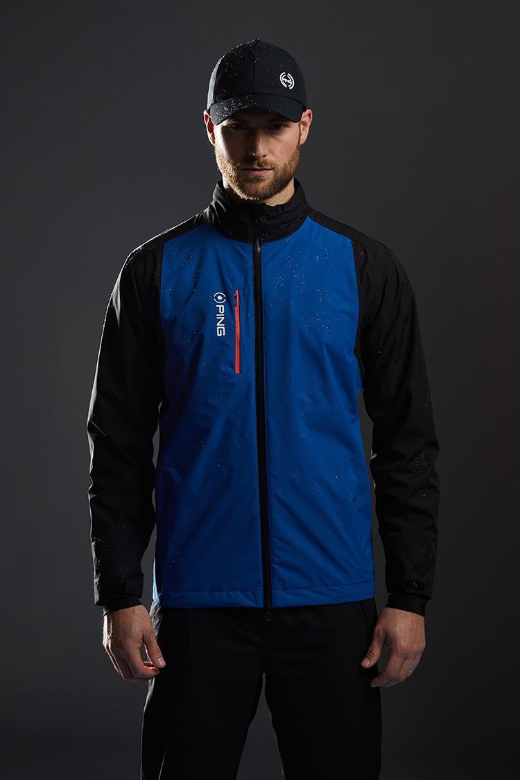 Picture of Ping zns Men's Sensordry Pro Waterproof Jacket - North Sea / Black