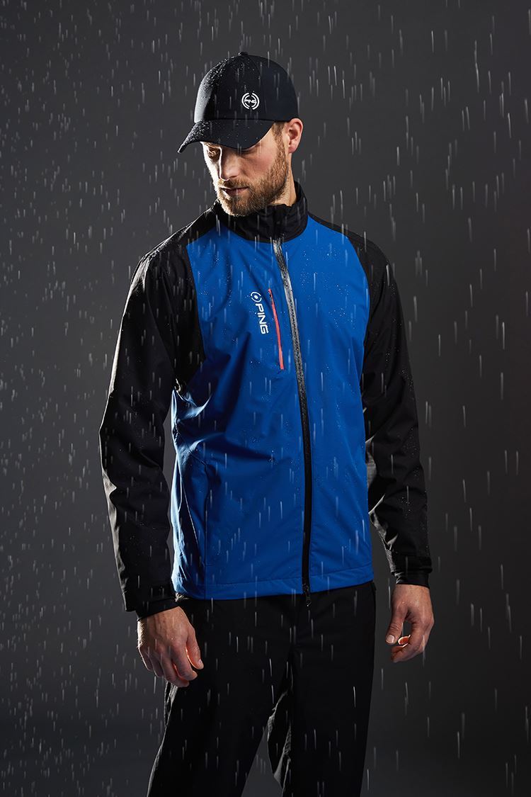 Picture of Ping zns Men's Sensordry Pro Waterproof Jacket - North Sea / Black